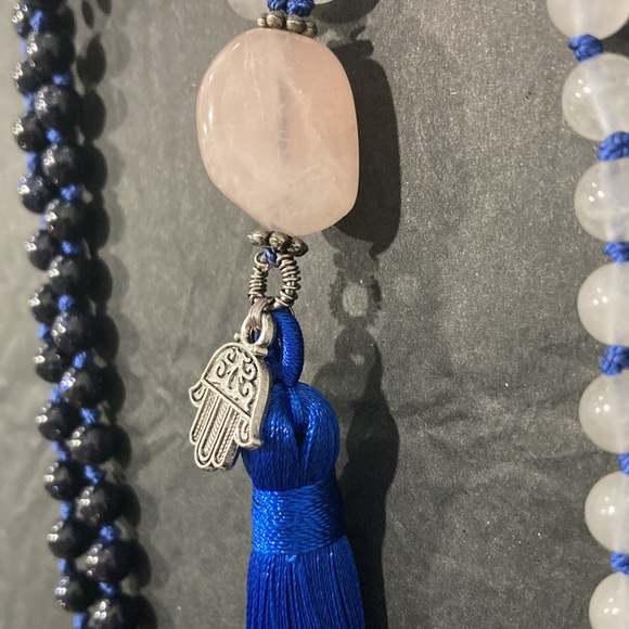 Hand knitted beaded mala - Picture 6 of 6